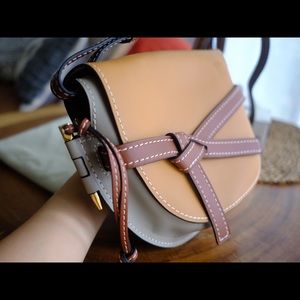 Lo*we Tan small Gate Bag